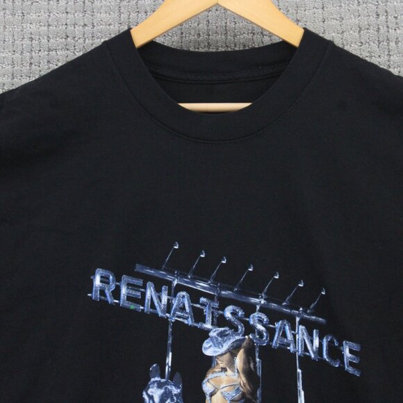 Beyoncé The Renaissance World Tour Black 2XL Mens T-Shirt Black Concert Music - Picture 6 of 9